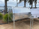STAFFORD INDUSTRIAL UTE CANOPY 1600MM X 1780MM X 860MM ALU FLAT 2 DOOR
