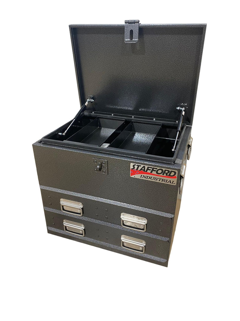 STAFFORD INDUSTRIAL TC550 SERIES 2 DR BLACK TOOL BOX