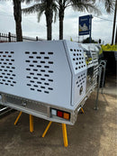 STAFFORD INDUSTRIAL (FULL DOGBOX) 600MM X 1780MM X 860MM WHITE CANOPY