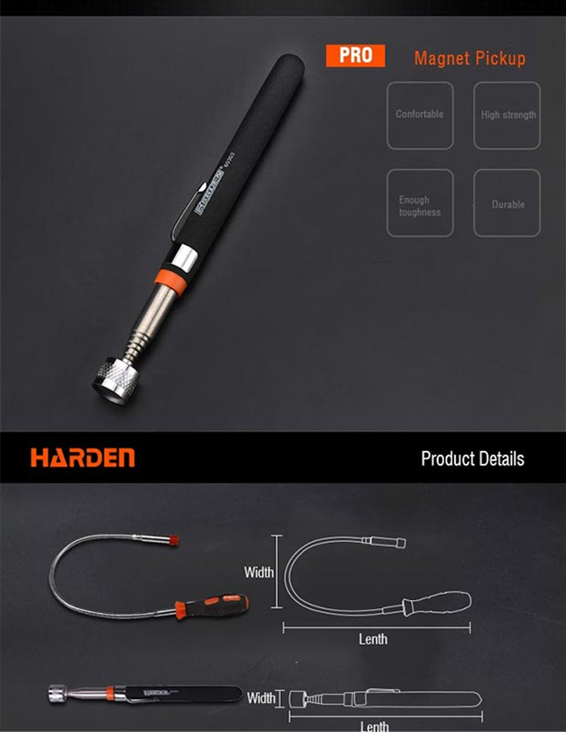 HARDEN 175-845MM TELESCOPIC MAG PICKUP