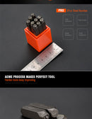 HARDEN 8MM 9PCE NUMBER CHISEL SET