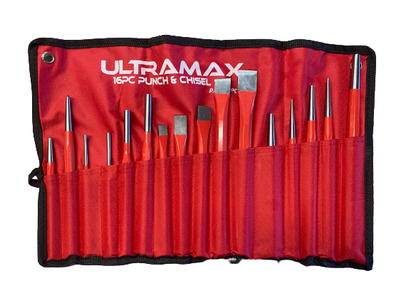 ULTRAMAX 16PCE PUNCH AND CHISEL SET
