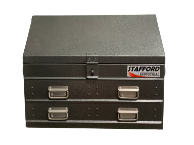 STAFFORD INDUSTRIAL TC700 SERIES 2 DRAWER ANGLE BLACK TOOL BOX