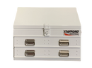 STAFFORD TC700 SERIES 2 DR WHITE TOOL BOX ANGLED