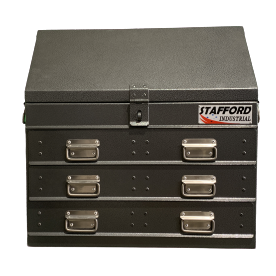 STAFFORD INDUSTRIAL TC700 SERIES 3 DRAWER ANGLE BLACK TOOL BOX