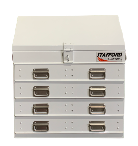 STAFFORD INDUSTRIAL TC700 SERIES 4 DRAWER ANGLE WHITE TOOL BOX