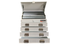 STAFFORD INDUSTRIAL TC700 SERIES 4 DRAWER ANGLE WHITE TOOL BOX