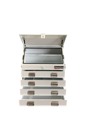 STAFFORD INDUSTRIAL TC700 SERIES 4 DRAWER ANGLE WHITE TOOL BOX