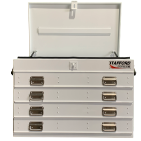 STAFFORD INDUSTRIAL TC880 SERIES 4 DRAWER TRUCK BOX WHITE