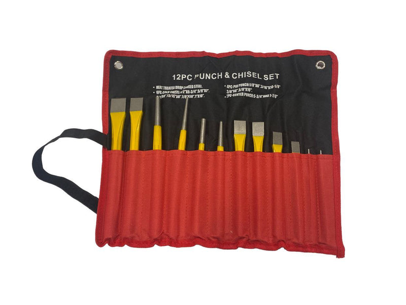 ULTRAMAX 12PCE PUNCH AND CHISEL SET