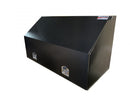 STAFFORD INDUSTRIAL 4 DRAWER 1300MM ANGLED BLACK TOOL BOX FRONT COVER