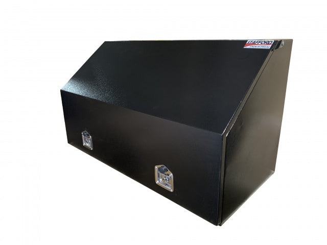 4 DRAWER 1300MM ANGLED BLACK TOOL BOX FRONT COVER